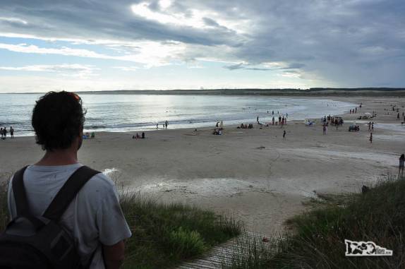 Admirando o fim de tarde em Cabo Polonio, no litoral do Uruguai